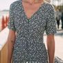 Sezane sola dress daisy floral print size 36 Image 3