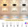 Brand New Golden Crystal Ceiling Light, Image 5