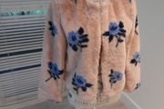 ladies zara faux fur jacket