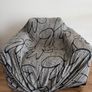 Sofa Set 3 + 1 with cushions and sofa cover Image 3