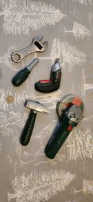 Toy Angle Grinder, Drill, other tools