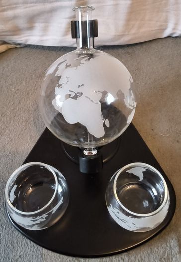 decanter and glasses