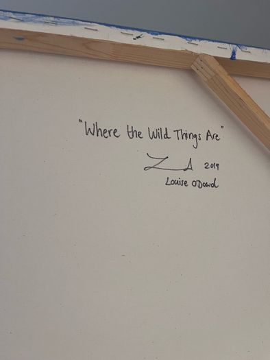Original Painting Where the Wild Things Are by Louise O Dowd