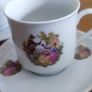 French Porcelain Veritable 6 cups with saucer Image 3
