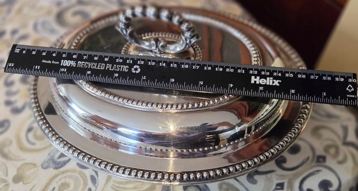 Antique entree dish