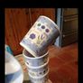 melamine/ picnic wear, 4 serving dishes with 7 tumblers Image 2