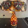 Vintage Mid Century Tiffany Table Lamp Image 2