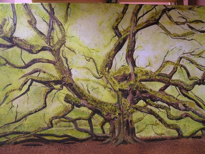 The Big Tree painting