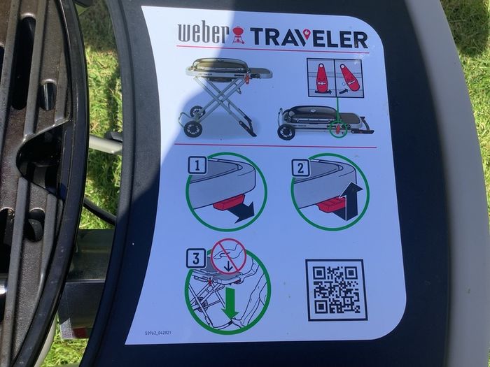 Weber Traveller Barbecue. Only used once. Genuine reason for selling.