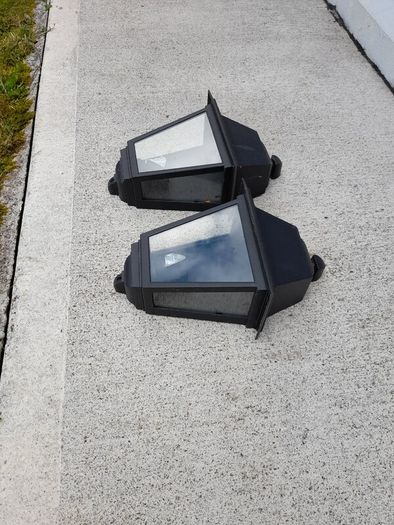 two (outdoor Wall lights)excellent condition.