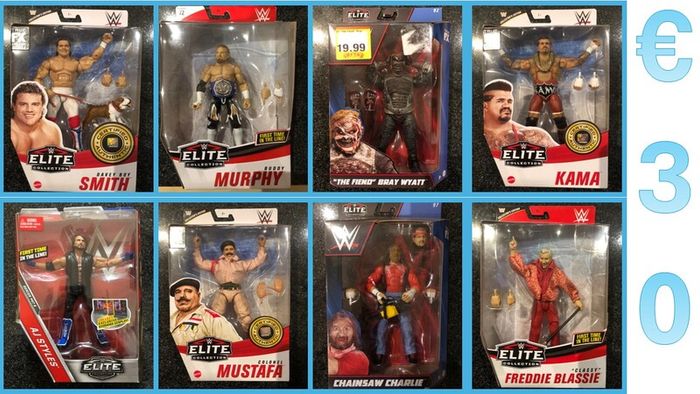 wwe elite wrestling figures rare NEW