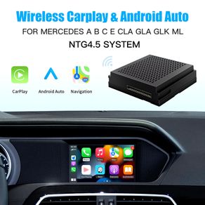 Wireless Carplay Suitable For Mercedes Benz A B C E CLA GLA GLK ML Sprinter NTG4.5 Becker Module Android Auto Navigation