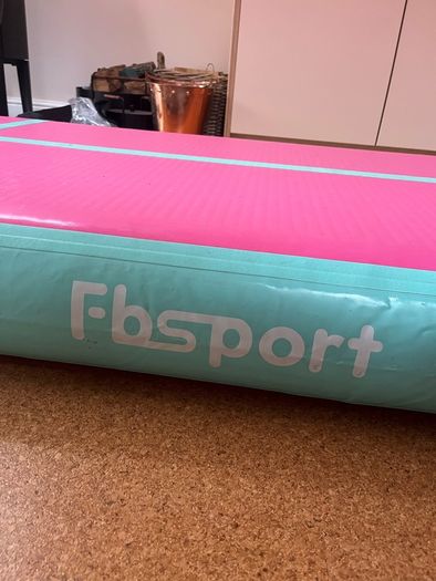 Gymnastics Airtrack pink and teal