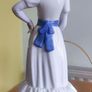 LLADRO NAO 9" tall Girl w/Hoop Dog Figurine "My Dog Does Tricks" Image 3