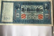 1910 German Banknote 100 Mark