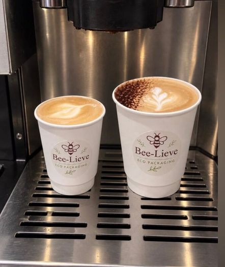 50 pack Eco-Friendly Compostable Coffee Cups Kit