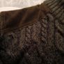 mens cardigan  brown mix fab Image 2