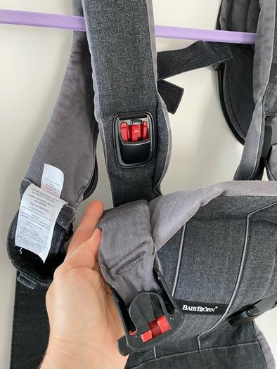 BABYBJORN Baby Carrier One - Denim Gray, Cotton