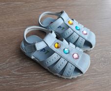 18M-2Y NEW Leather Baby Girl Sandals - Size 22 Summer