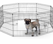 61cm 8 Panel Playpen Suitable for Dogs/Puppies/Cats & Rabbits foldable ideal for Indoor/Outdoor use puppy play pen (MULTIPLE COLOURS)