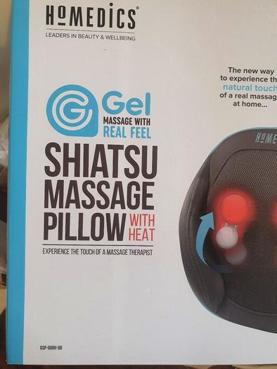 HoMedics GEL Shiatsu Pillow with heat GSP500