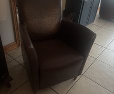 Brown leather Armchair