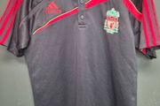 Vintage 2009-10 Liverpool FC Adidas Travel / Training Polo Shirt - Mint Condition - Size Small (UK 38/40)