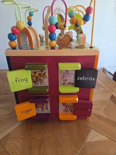 Wooden Activity Cube