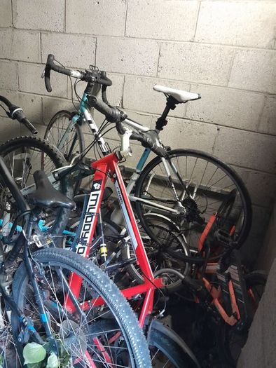 mountain bikes