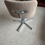 Retro chrome steel chair Image 2