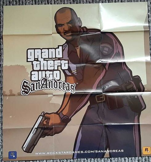 GTA San Andreas (PC DVD-ROM) Complete with Map, Poster & Manual