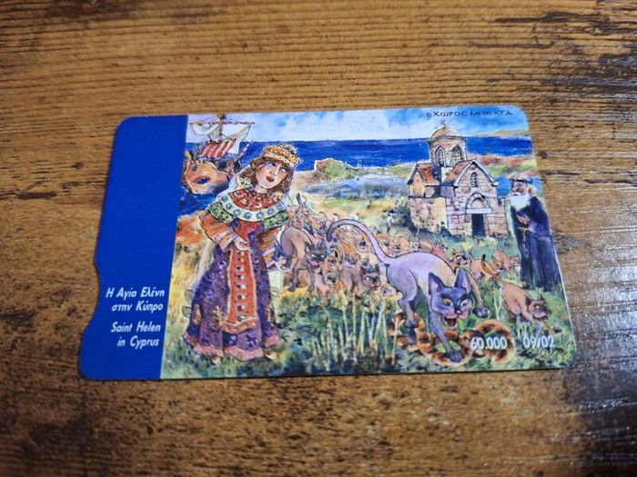 Cyprus Phonecard "Zeno of Kitium", used, 9/2002, 3 Cypriot Pound - free standard postage