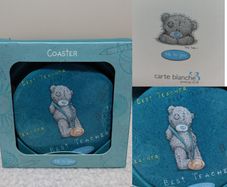 Tatty Teddy, Me To You, Carte Blanche Best Teacher Coaster NEW IN  BOX