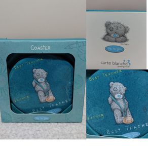 Tatty Teddy, Me To You, Carte Blanche Best Teacher Coaster NEW IN  BOX