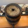 Antique "RB" Coopered Oak Beer Barrel Image 6