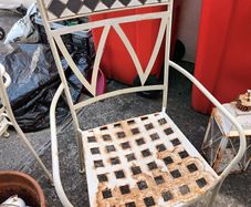 Garden chair metal