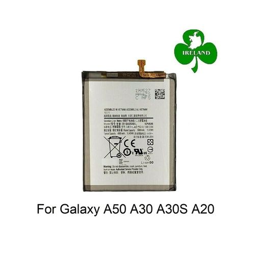 For Samsung Galaxy A50 A30 A30s A20 Battery Internal Replacement 4000mAh EB-BA505ABU