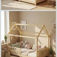 Toddler floor bed x2