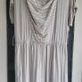 Gila Grunert Vintage Grey & White Vertical Striped Midi Dress with Pockets Sz 12-14 Image 5