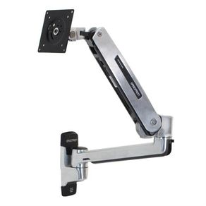 Ergotron LX Wall Monitor Arm. Polished Aluminium.  BRAND NEW & SEALED