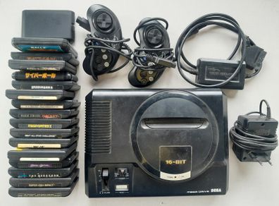 Sega Megadrive RGB with games