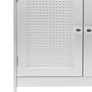 White Storage Cabinet with Doors Image 7