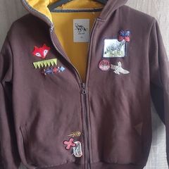 Warm hoodie size 128 cm