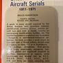 Military book:'British Military Aircraft Serials 1911-1971' Image 2