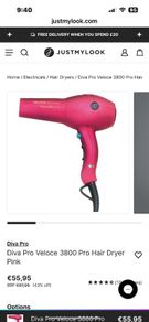 Diva hair dryer