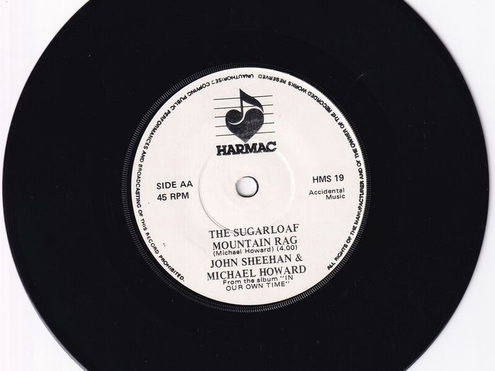 John Sheahan & Michael Howard The Marino Waltz Irish Pressing Single 1987