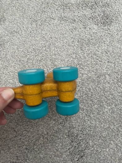 PlanToys Eco Wooden Diplodocus Dinosaur Push Along Toy Car