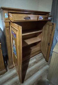 Living room cupboards