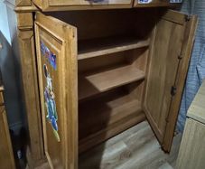 Living room cupboards