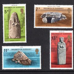 1977 Guernsey Pre-Hospital Monuments Commemorative Stamps Mint Never Hinged (MNH)